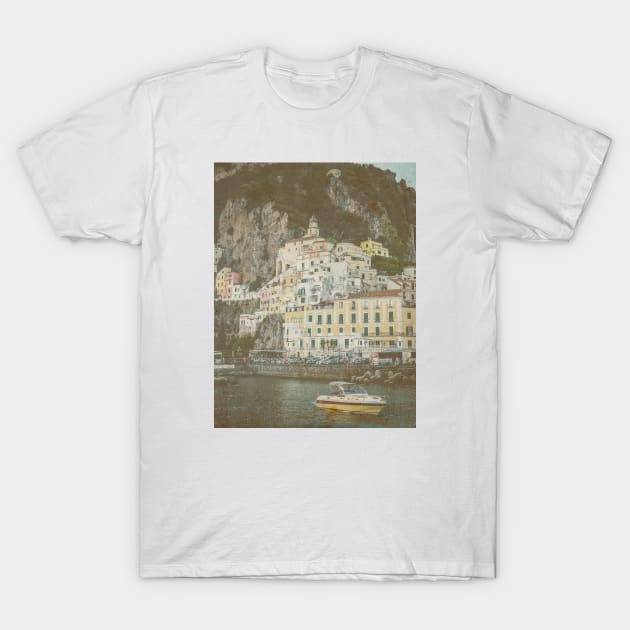 Vintage Amalfi coast T-Shirt by Anna H